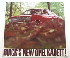 BUICK's OPEL Kadett Car Sales Brochure LF c1966