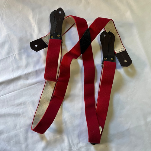 Filson braces suspenders red - filson,