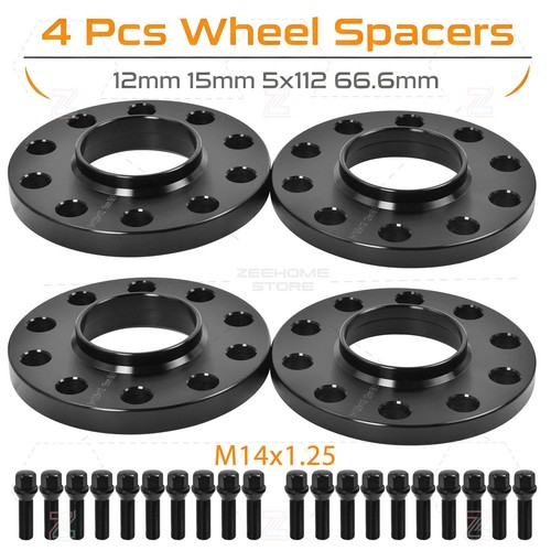 Wheel spacers 2x12mm - 2x12mm, 2x15mm