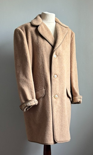 Vintage wool coat tartan - vintage,