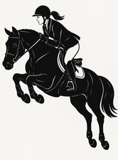 Show Jumping Horse Vinyl