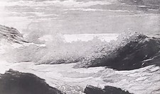 Early Morning After Storm At Sea, Winslow Homer, Magic Lantern Glass Slide