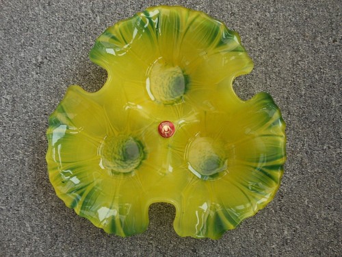 Walther glas glass bowl green - bowl,
