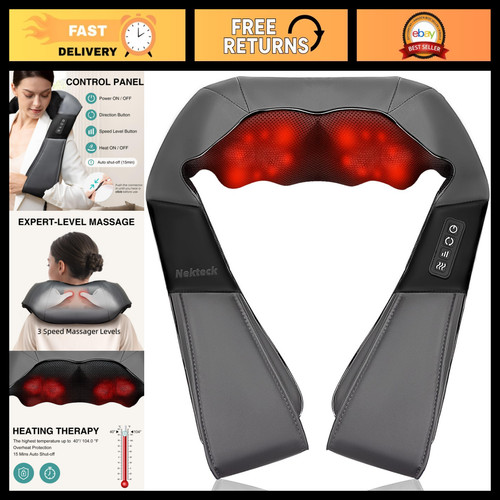 Shiatsu neck massager with - shiatsu,