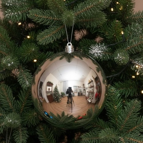 Giant silver christmas - silver,