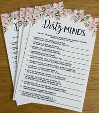 Pack of 10 Dirty Minds Hen or
