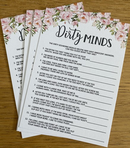 Pack dirty minds hen - of,