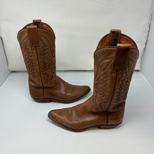 Sendra Cowboy Boots Womens UK 5 Brown Leather Welted Western Y2K