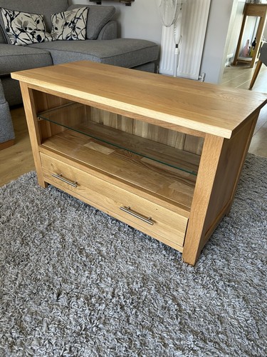 Solid oak cabinet - tv, cabinet.