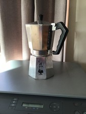 Vintage Bialetti Moka Espresso 6 Cup Coffee Maker Italy Crusinallo ABC Logo