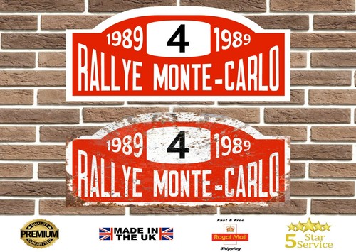 Rally monte carlo plaque plate - plaque,