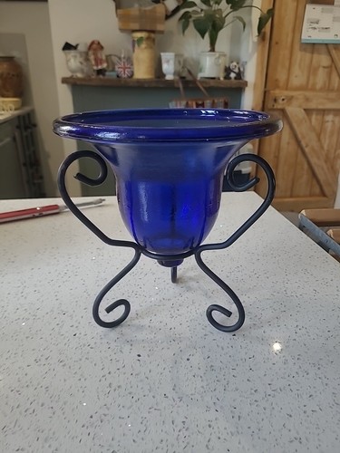 Vintage cobalt blue - cobalt, pressed