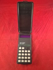 Vintage 1970s Sinclair Cambridge Calculator & Case See Description Bl 