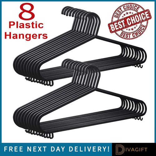 Adult black coat hangers - x,