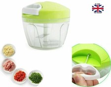 New Manual Pull Rope Vegetable Onion Garlic Chopper Food Hand Held Dicer Slicer