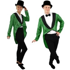 GREEN SEQUIN TAILCOAT DANCE