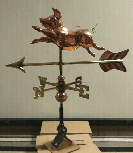 Leaping pig weathervane 21 - leaping, 21"