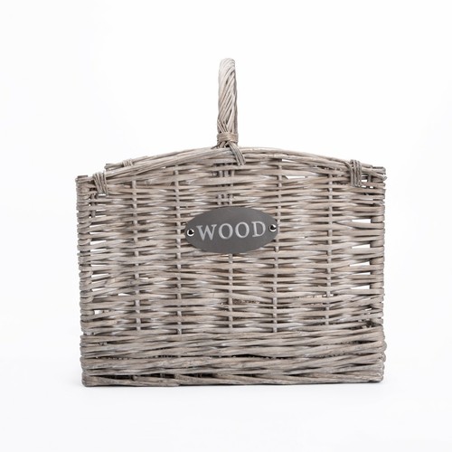 Medium grey washed wicker - grey,