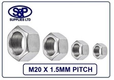M20 X 1.5MM FINE PITCH HEX