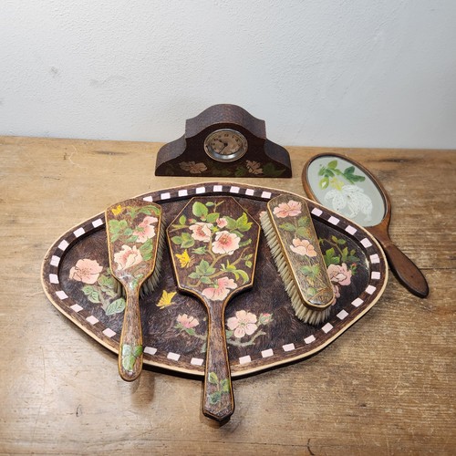 Vintage pokerwork dressing - vintage,