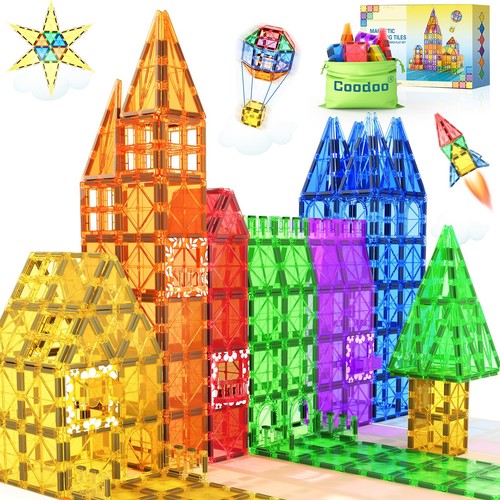 Coodoo pcs magnetic tiles - pcs,