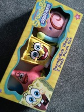 3 plush: SpongeBob SquarePants 18cm Set SpongeBob , Patrick Star, Gary the snail