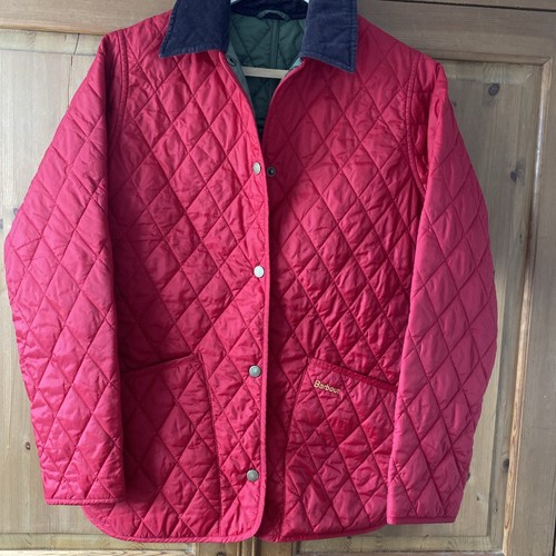 Barbour ladies quilted - ladies, red