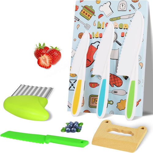 Pcs kids plastic - 6, knives