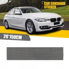 Sun Strip Protection Mesh Black Front Rear Window Windscreen Styling Vinyl Rap