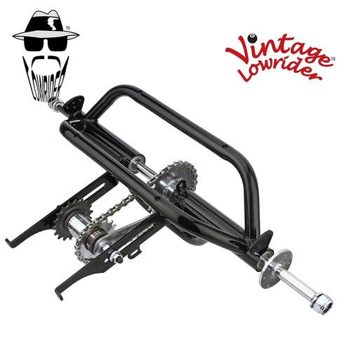 Vintage black trike conversion - black,