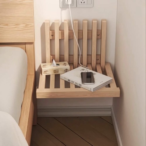 Solid wooden wall - solid, mounted