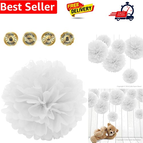 Tissue paper hanging pom - tissue, poms