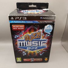 Buzz The Ultimate Music Quiz With Buzzers Playstation 3 Game PS3 Big Box