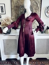 Vintage Biba 1970 Satin Dress