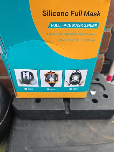 Silicone full face respirator - full,
