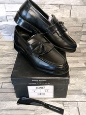 Samuel Windsor Mens Shoes UK 9 US 9.5 EUR 43 Black Kempton Loafers