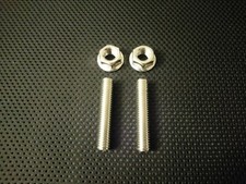 Honda CG125 Stainless exhaust studs and flange nut kit stainless or copper nuts