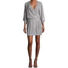 Halston Heritage grey metallic