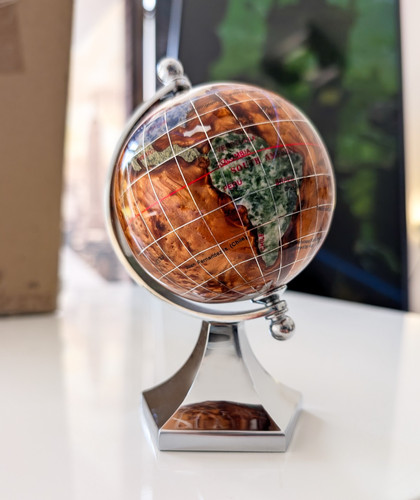 Gorgeous gemstone globe - gemstone,