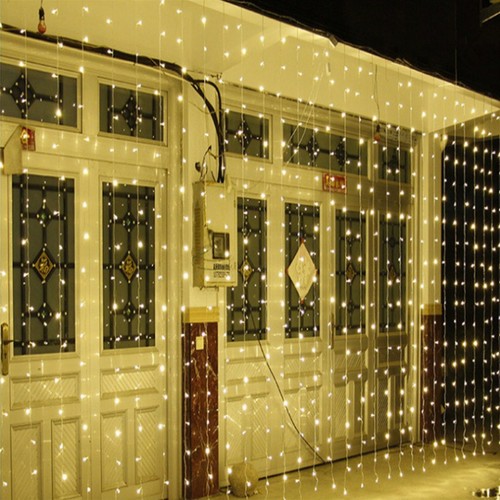Width solar curtain lights - 3m,