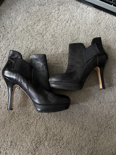 Black nine west leather - black,