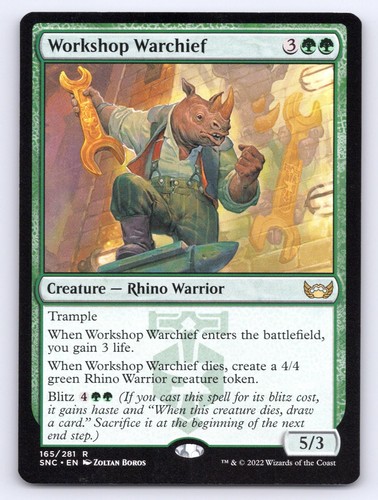 Workshop warchief 165 - warchief, rare