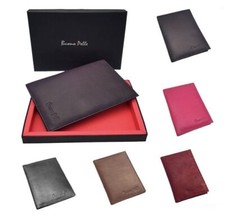 REAL LEATHER PASSPORT COVER