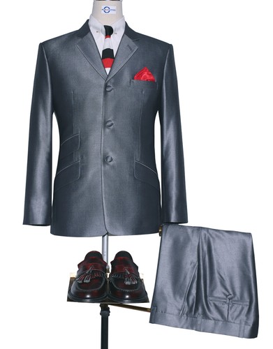 60s vintage style silver tonic - 60s,