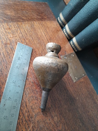 Vintage brass plumb bob - ,