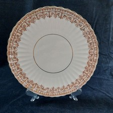 Vintage Brown & White Ornate