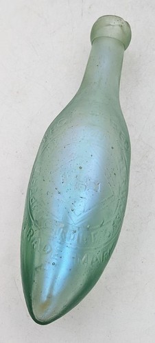 Antique co torpedo glass - w.h.d.co,