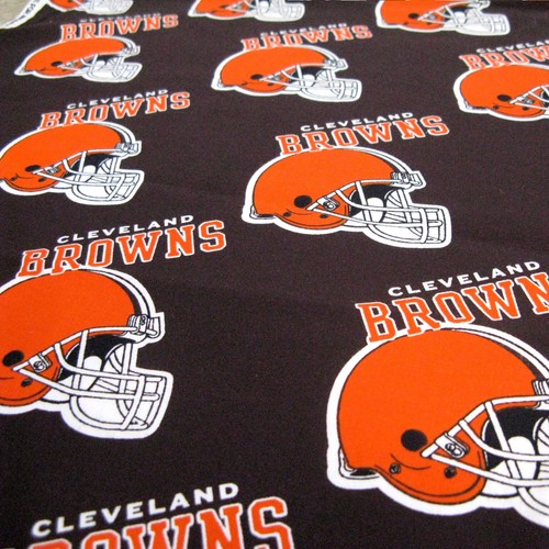 Cotton fabric cleveland browns - cleveland,
