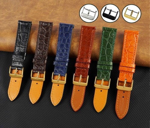 Leather watch band - watch, real