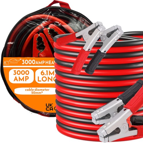Heavy duty jump leads 1m - duty, 6.1m